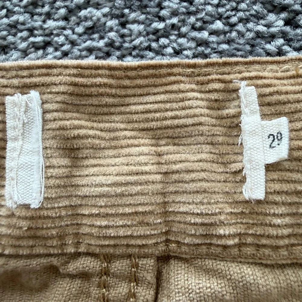 Taylor Stitch Democratic Fit Corduroy Pants Tan Khaki Men 29 Trousers San Fran
